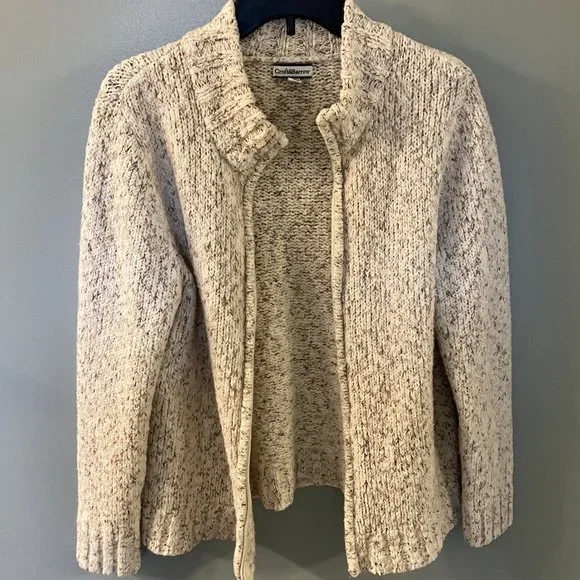 Croft and barrow zip up sweater shop